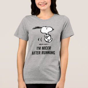 T-shirt En Tri-matière cacahuètes   Snoopy Running
