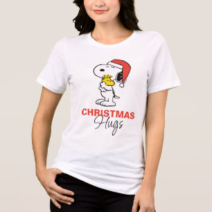 T-shirt En Tri-matière cacahuètes   Snoopy & Woodstock - Mon premier Noël