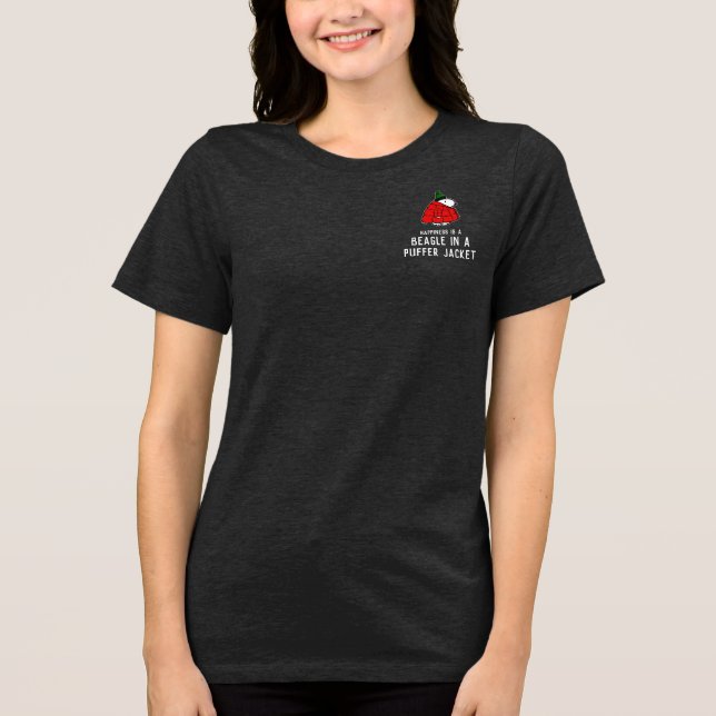 T-shirt En Tri-matière cacahuètes | Veste Snoopy Red Puffer (Recto)