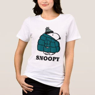 T-shirt En Tri-matière cacahuètes   Veste Snoopy Winter Puffer