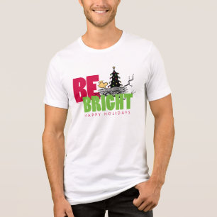 T-shirt En Tri-matière cacahuètes   Woodstock Noël Soyez brillant