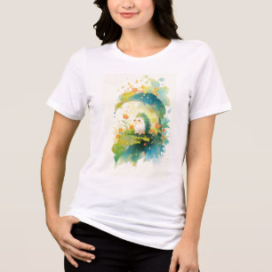 T-shirt En Tri-matière Cachette de feuille de hérisson