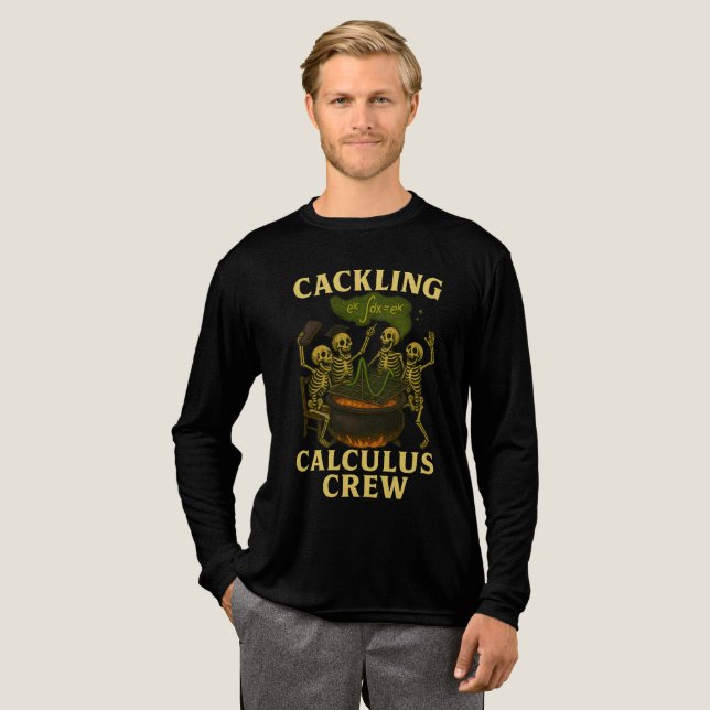 T-shirt En Tri-matière Cacket Calculus Crew Fun Math Enseignant Halloween (Recto complet)