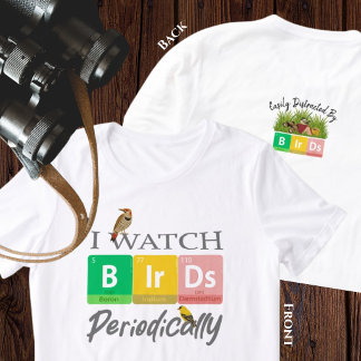 T-shirt En Tri-matière Cadeau amusant pour ornithologue - Tableau périodi