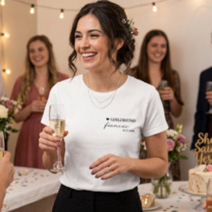 T-shirt En Tri-matière Cadeau de fiançailles pour petite amie moderne   P