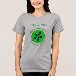 T-shirt En Tri-matière Cadeau de réunion de famille Dollar de sable