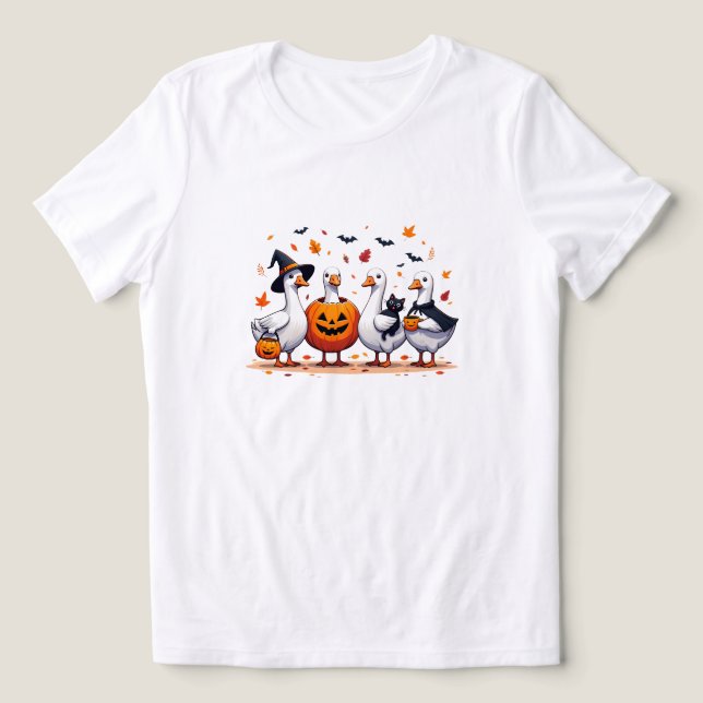 T-shirt En Tri-matière Cadeau d'Halloween, Tête d'Oie, Cadeau d'Halloween (Design Recto)