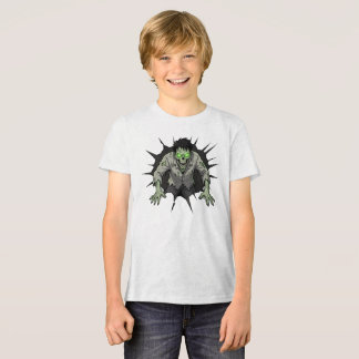 T-shirt En Tri-matière Cadeau d'horreur de zombie défonçant un mur