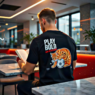 T-shirt En Tri-matière Cadeau drôle de foot pour amateur de chats