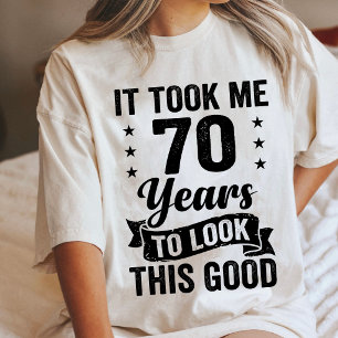 T-shirt En Tri-matière Cadeau drôle pour 70 ans - Vieilli à la perfection