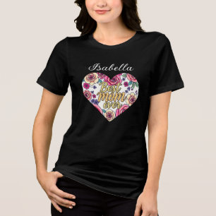 T-shirt En Tri-matière Cadeau Luxe Floral Moderne Collection