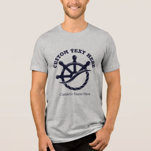 T-shirt En Tri-matière Cadeau nautique de bateau de capitaine personnalis