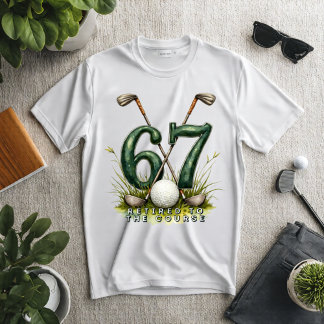 T-shirt En Tri-matière Cadeau pour hommes retraités - Golf Retraite 67