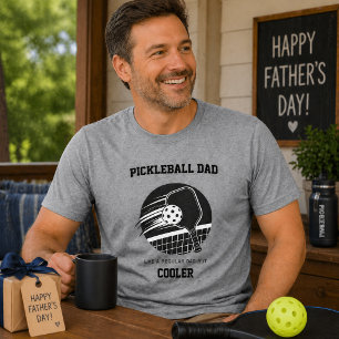 T-shirt En Tri-matière Cadeau pour papa joueur de pickleball - 