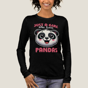 T-shirt En Tri-matière Cadeau pour une fille qui aime les pandas