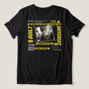 T-shirt En Tri-matière Cadeau Unique pour Amateur de Chat Construit Diffé
