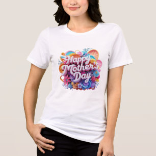 T-shirt En Tri-matière Cadeau visuel pour la mère bien-aimée à la fête de