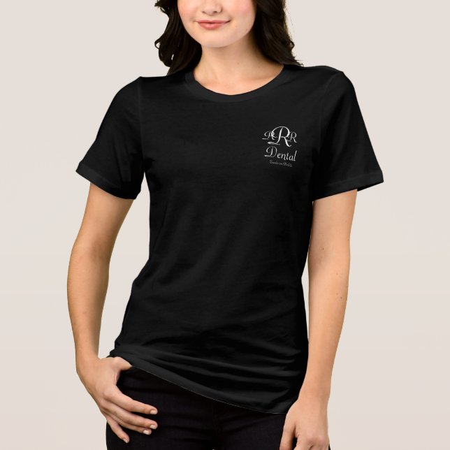 T-shirt En Tri-matière Cadeaux dentaires monogrammes imprimés (Recto)