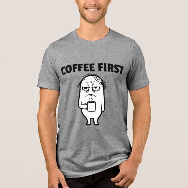 T-shirt En Tri-matière café (Recto)