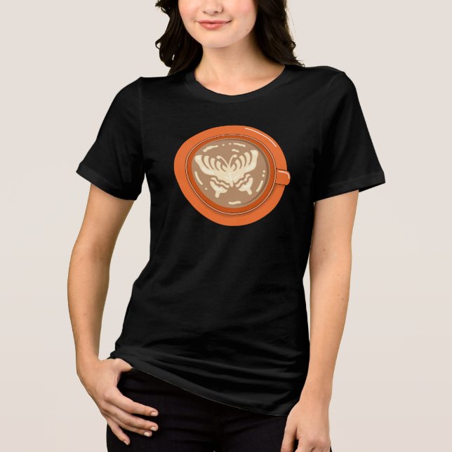 T-shirt En Tri-matière Café papillon (Recto)