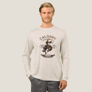 T-shirt En Tri-matière Calgary Stampede Rodeo   Manche Longue Homme