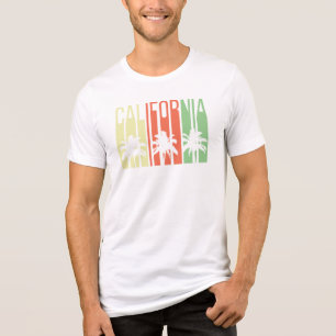 T-shirt En Tri-matière Californie Chillin Palm Trees Retro