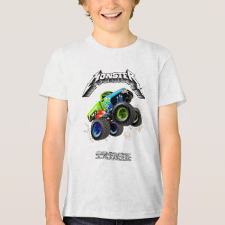 T-shirt En Tri-matière Camion monstre de dessin animé