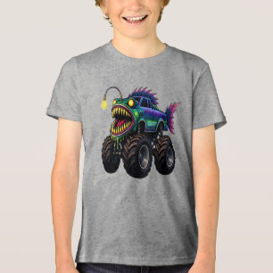 T-shirt En Tri-matière Camion Monstre Poisson-Loire