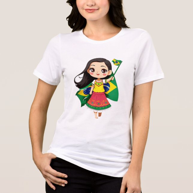 T-shirt En Tri-matière Camiseta chibi Estampado divertido Moda casual Art (Recto)