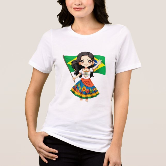 T-shirt En Tri-matière Camiseta chibi Estampado divertido Moda casual Art (Recto)