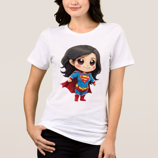 T-shirt En Tri-matière Camiseta con Estampado Chibi – ¡Lleva un Toque Ado (Recto)