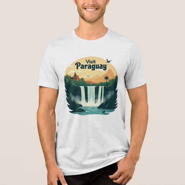 T-shirt En Tri-matière Camiseta "Visita Paraguay" (Recto)