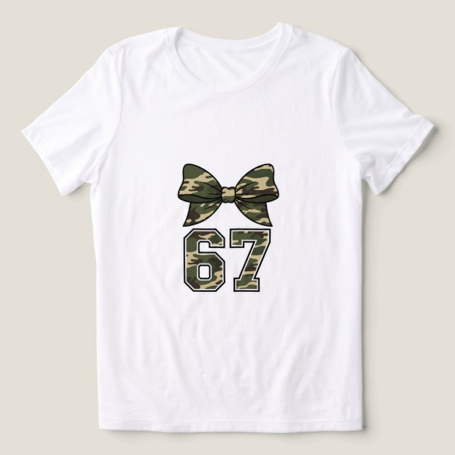 T-shirt En Tri-matière Camo Bow Coquette Camouflage Hunting Outfit 67  (Design Recto)