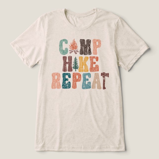 T-shirt En Tri-matière Campaventure Répète (Design Recto)