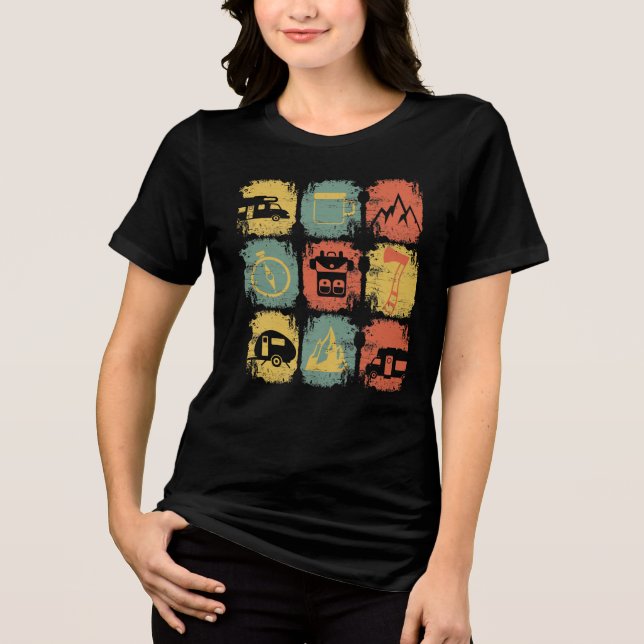 T-shirt En Tri-matière Camping - Camping Stuff (Recto)