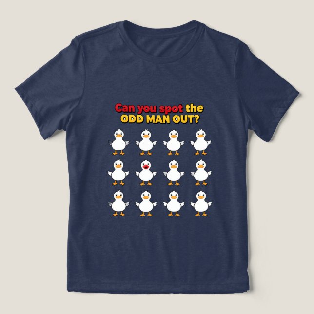 T-shirt En Tri-matière Can you spot the odd man funny   (Design Recto)