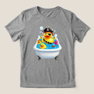 T-shirt En Tri-matière Canard bain pirate drôle