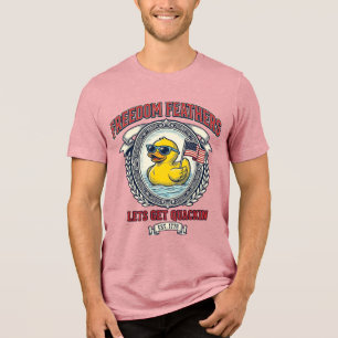 T-shirt En Tri-matière Canard de la liberté humour patriotique vintage