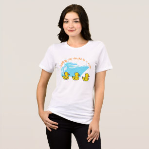 T-shirt En Tri-matière Canards en rangée