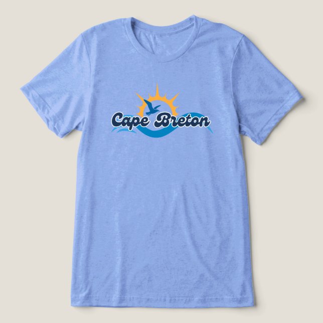 T-shirt En Tri-matière Cape Breton Mouette & Wave Tee (Design Recto)