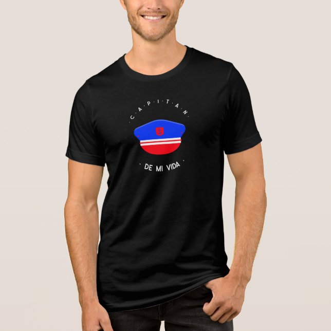 T-shirt En Tri-matière Capitan De Mi Vida (Recto)