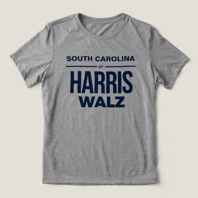 T-shirt En Tri-matière Caroline du Sud pour Harris Walz (Design Recto)