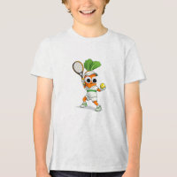 Carotte de tennis mignonne – Légume de sport drôle
