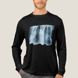T-shirt En Tri-matière Carte graphique cascade Tri-mélange