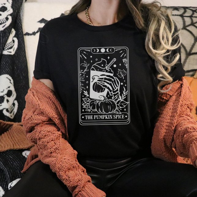 T-shirt En Tri-matière Carte Tarot épice citrouille Halloween (Créateur téléchargé)