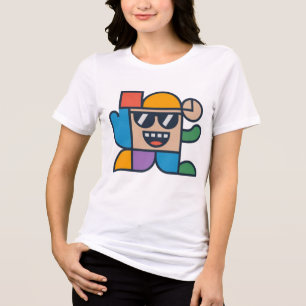 T-shirt En Tri-matière Carton mignon