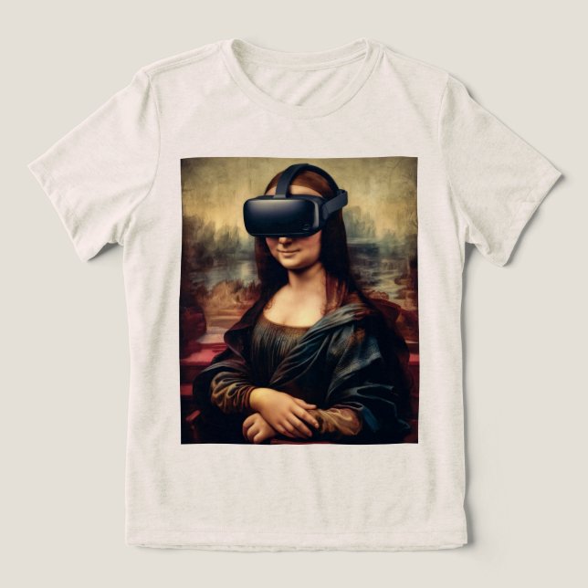 T-shirt En Tri-matière Casque Mona Lisa VR (Design Recto)