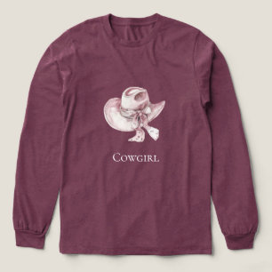 T-shirt En Tri-matière Casquette Pink Cowgirl