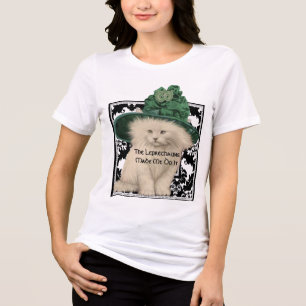 T-shirt En Tri-matière Cat Green Casquette Le Leprechaun M'A Fait Le Fair