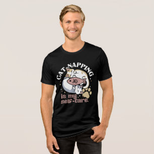T-shirt En Tri-matière Cat-Napping Est Mon Citation De Cat Mignonne D'Aut